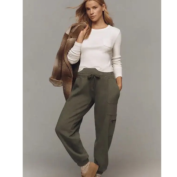 Powder Packed Pants
DAILY PRACTICE BY ANTHROPOLOGIE 
NWT
Color- Green - Picture 2 of 7
